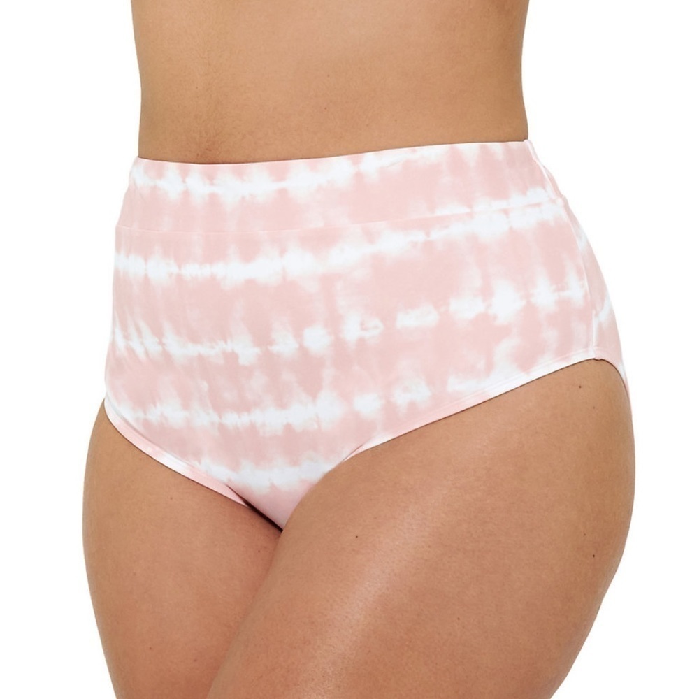 NWT Freshwater tie dye high cut leg and high rise natural waist size XL 16-18
